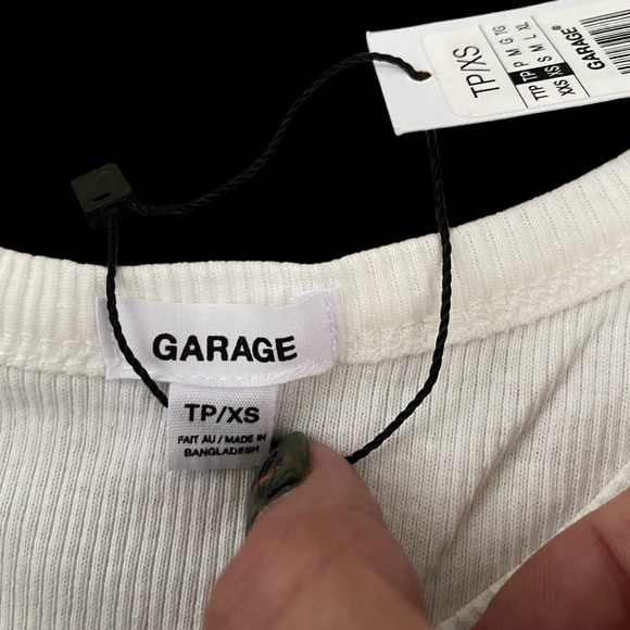 Ribbed, cropped tank NWT from Garage - Picture 3 of 6